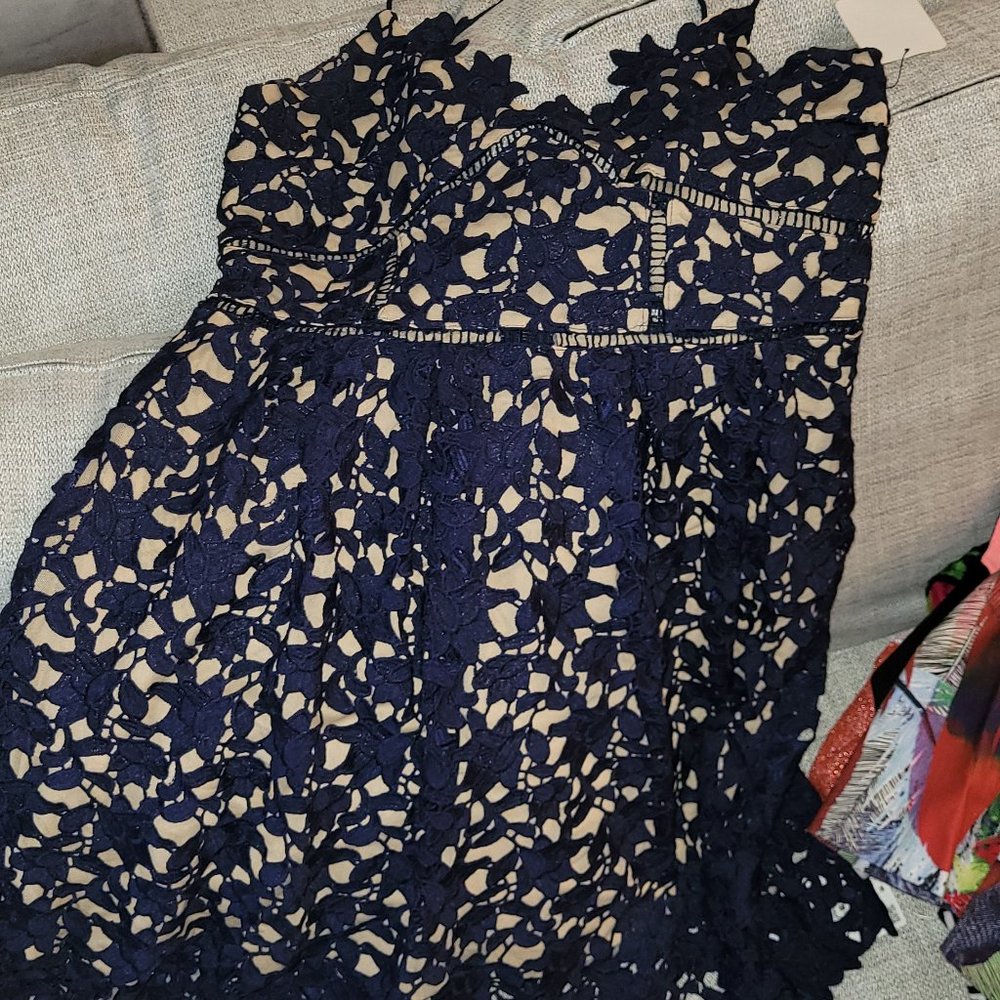 Love+Harmony blue dress